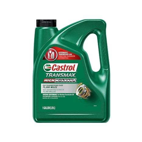 Castrol Transmax High Mileage Automatic Transmission Fluid, 1 Gallon