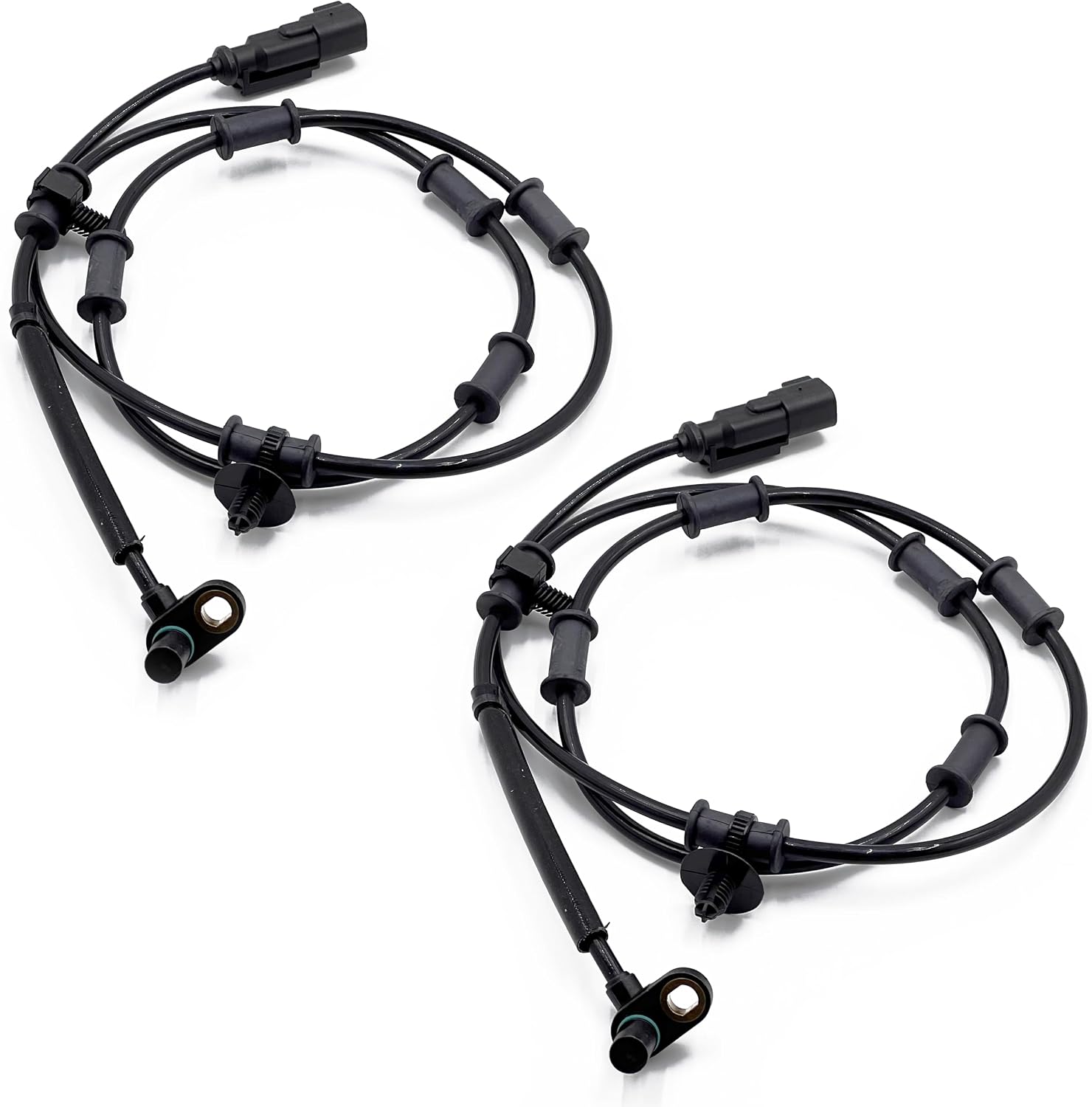2Pcs Front Left and Right ABS Wheel Speed Sensor Compatible with Dodge 2009 2010 2011 2012 2013 Replacement for Ram 2500 3500 V8 L6 5.7L 5.9L 6.7L Replaces 52122426AB 52122426AC ALS1971