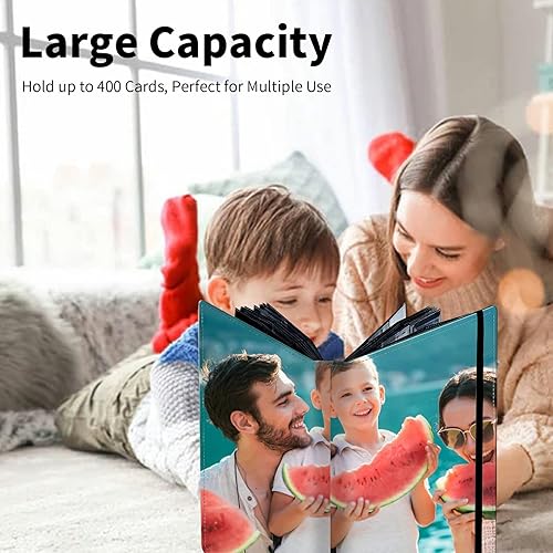 Miniatura 2 de Diseña tu propia carpeta de tarjetas intercambiables, 900 bolsillos personalizados con 25 páginas, organizador de libros de tarjetas de poliuretano