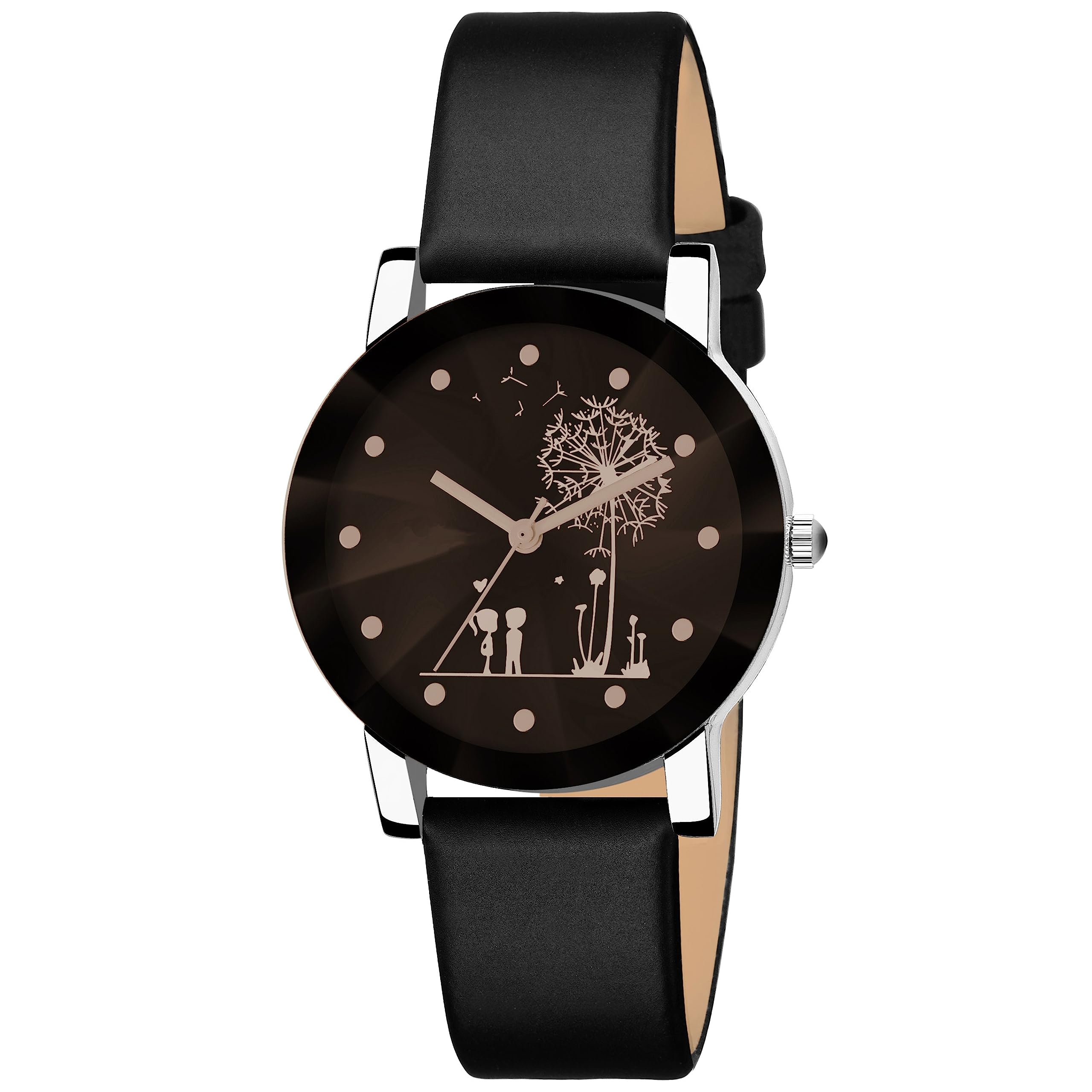 SATNAM ART Womens Metal Bezel Claspy Buckle Metal Case Analogue Watch-Pack of 1 (S-C-1031_Black) (B0CCLBPF2L) Amazon Price History, Amazon Price Tracker