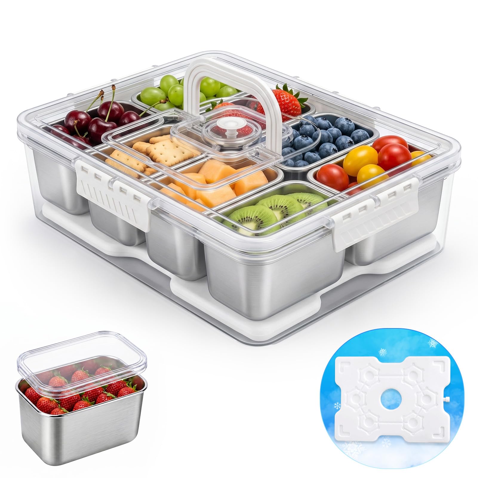 Amazon.com: Homelove Snackle Box Container with Ice-Pack, Snack