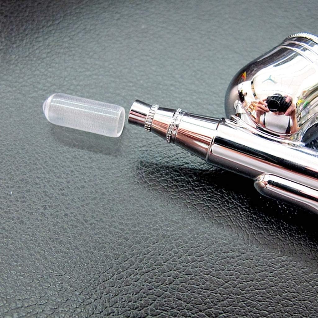 3-Part Transparent Universal Airbrush Protective Cover Made of Plastic
