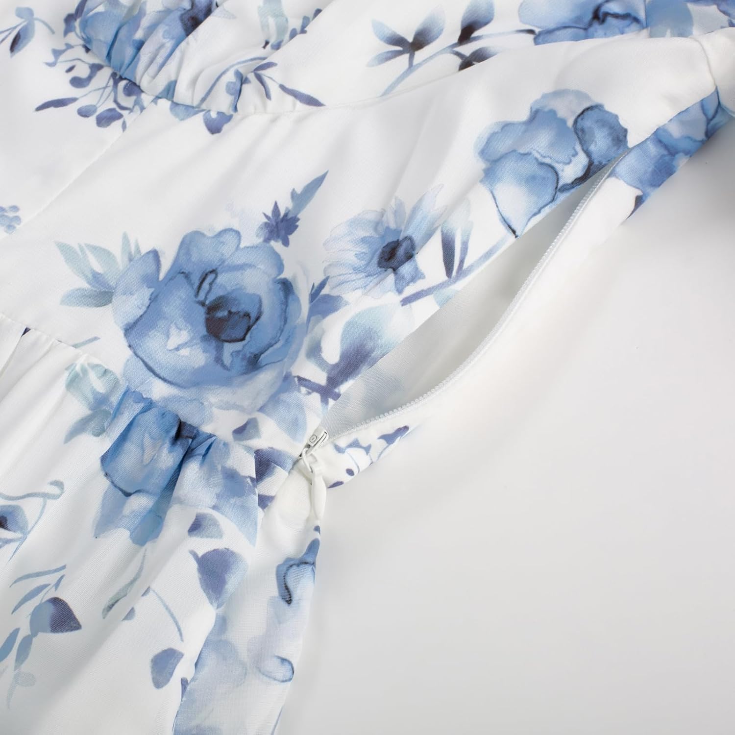 Scarlet Darkness Corset Dresses for Women Summer 2026 Floral Wedding Guest Chiffon Sundress - Image 4