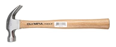 Olympia Tools Claw Hammer&comma; 60-014&comma; 8 Ounce&comma;Silver