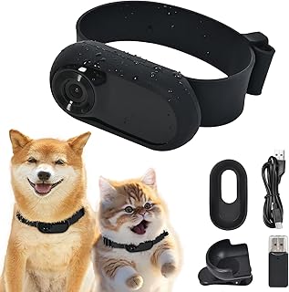 1080p HD Cat Dog Pet Camera Collar with Video Recording Sports Camera Baby Monitor