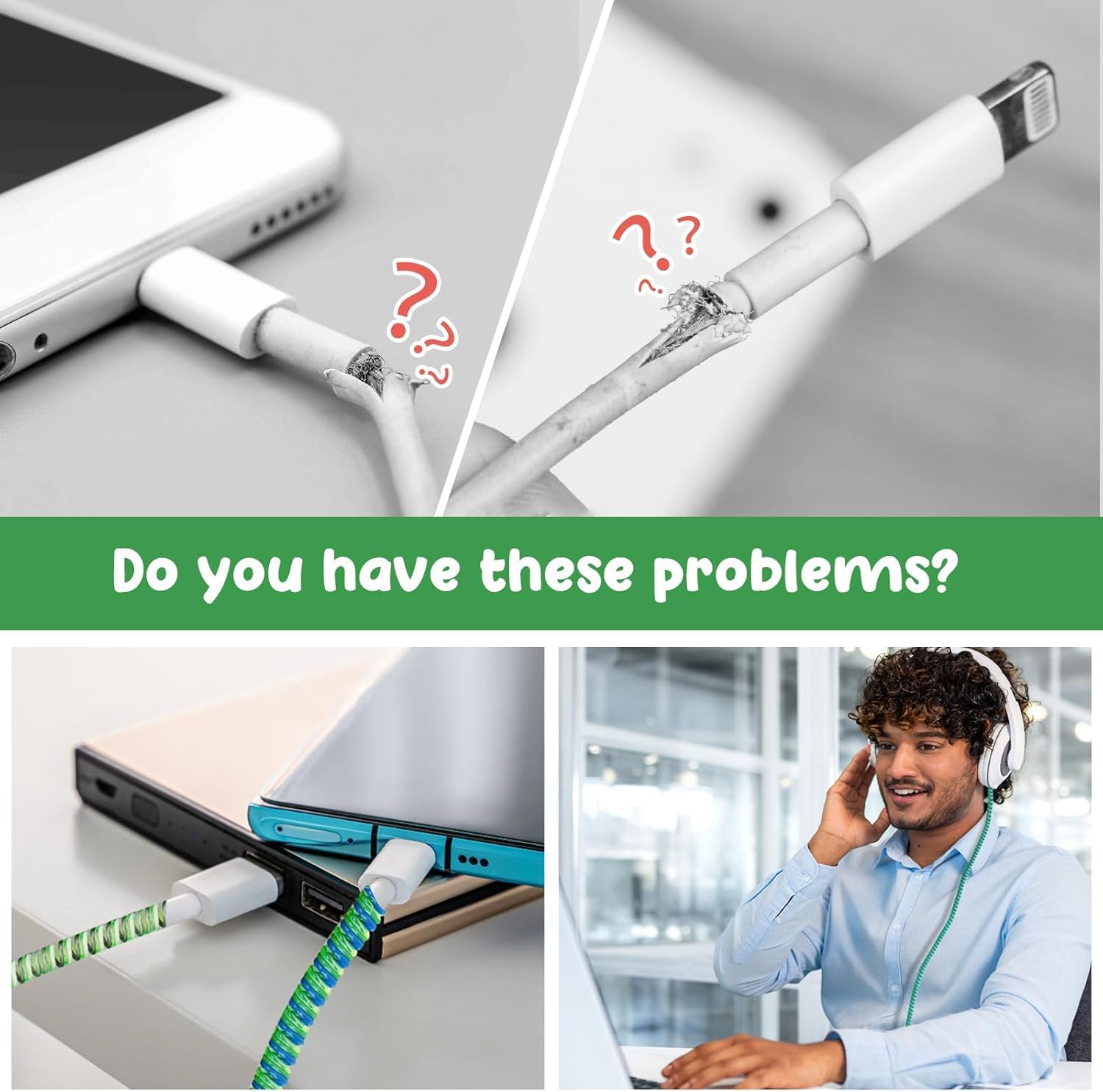 9 Protezioni per Cavi Di Ricarica, 1,4 m, Protezione Cavo in Tpu, Protezione Flessibile Micro USB per Cellulare, Cavo di Ricarica per Notebook (9 Colori)