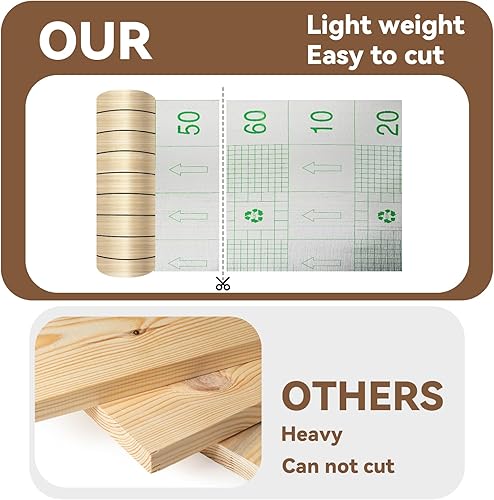 Miniatura 6 de WADILE Paneles de madera de PVC para pared, paneles insonorizados de roble de 15.7 pulgadas x 8.5 pies, paneles de pared 3D para decoración de