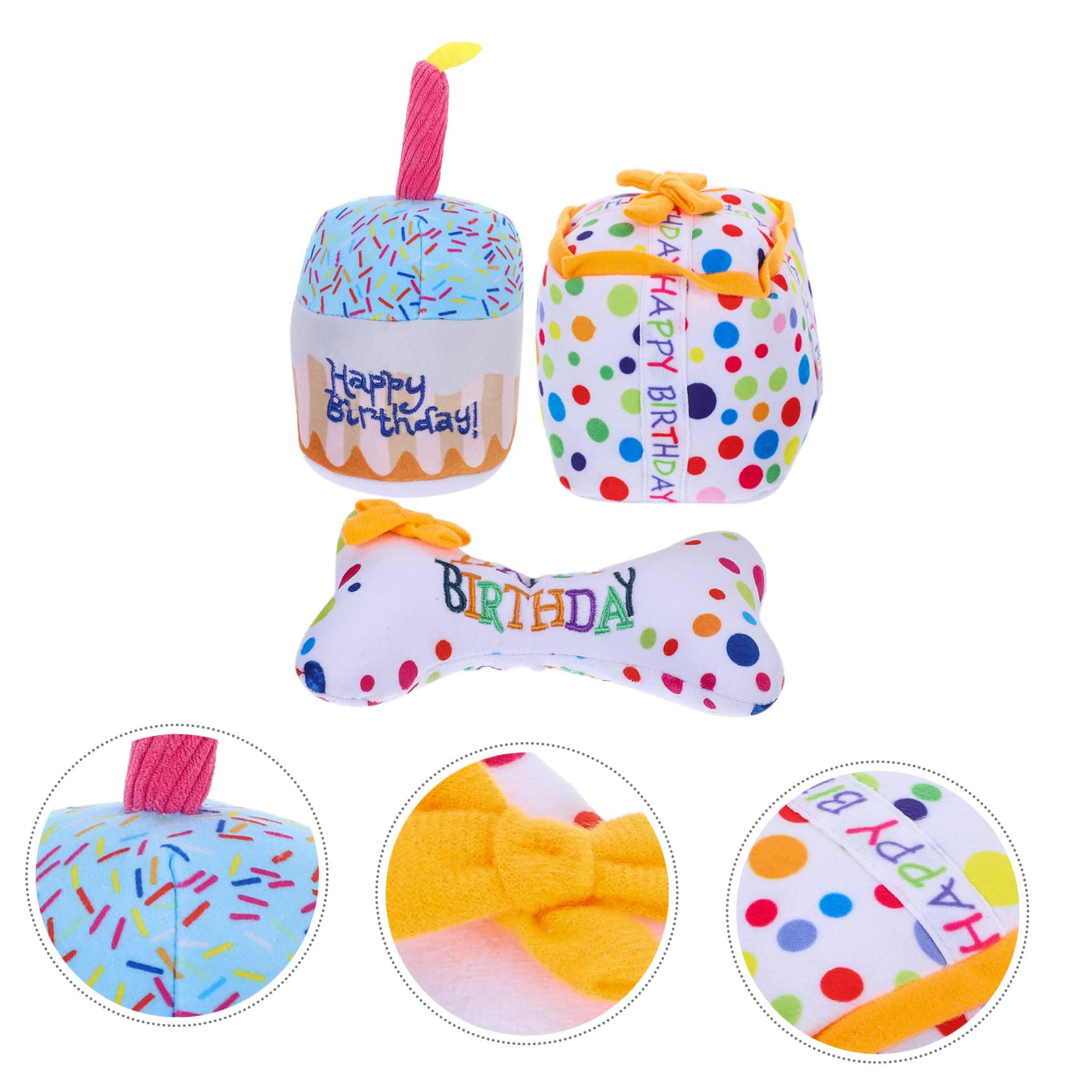 VANZACK 6stücke Teiliges Katzenspielzeug Kuchen Und Squeaky- Lustige Geburtstagsgeschenke Für Katzen Spielzeug Beschäftigung Und Zahnpflege Für Kätzchen