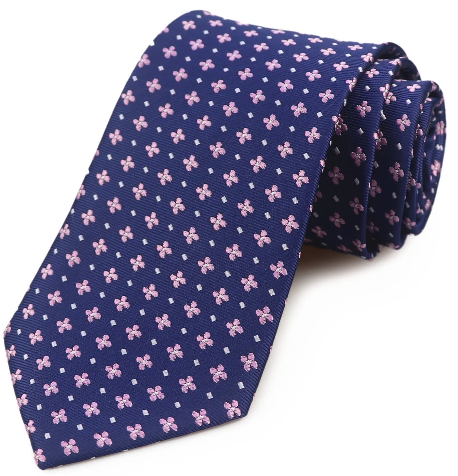 Men's Striped Patterned Tie Polka Dots Jacquard Formal Designer Neckties