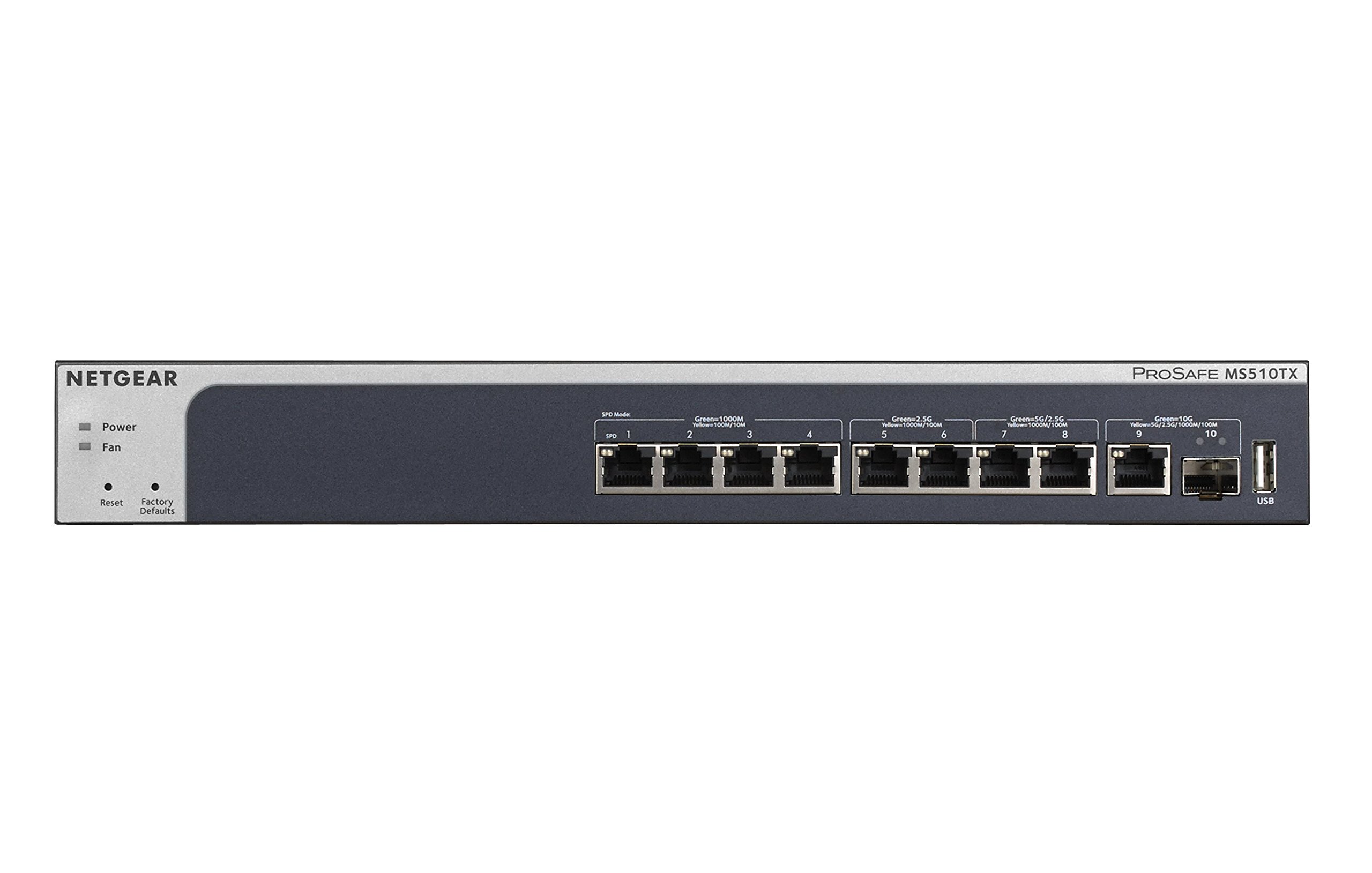 NETGEAR 10-Port Multi-Gigabit/10G Smart Managed Pro Switch 