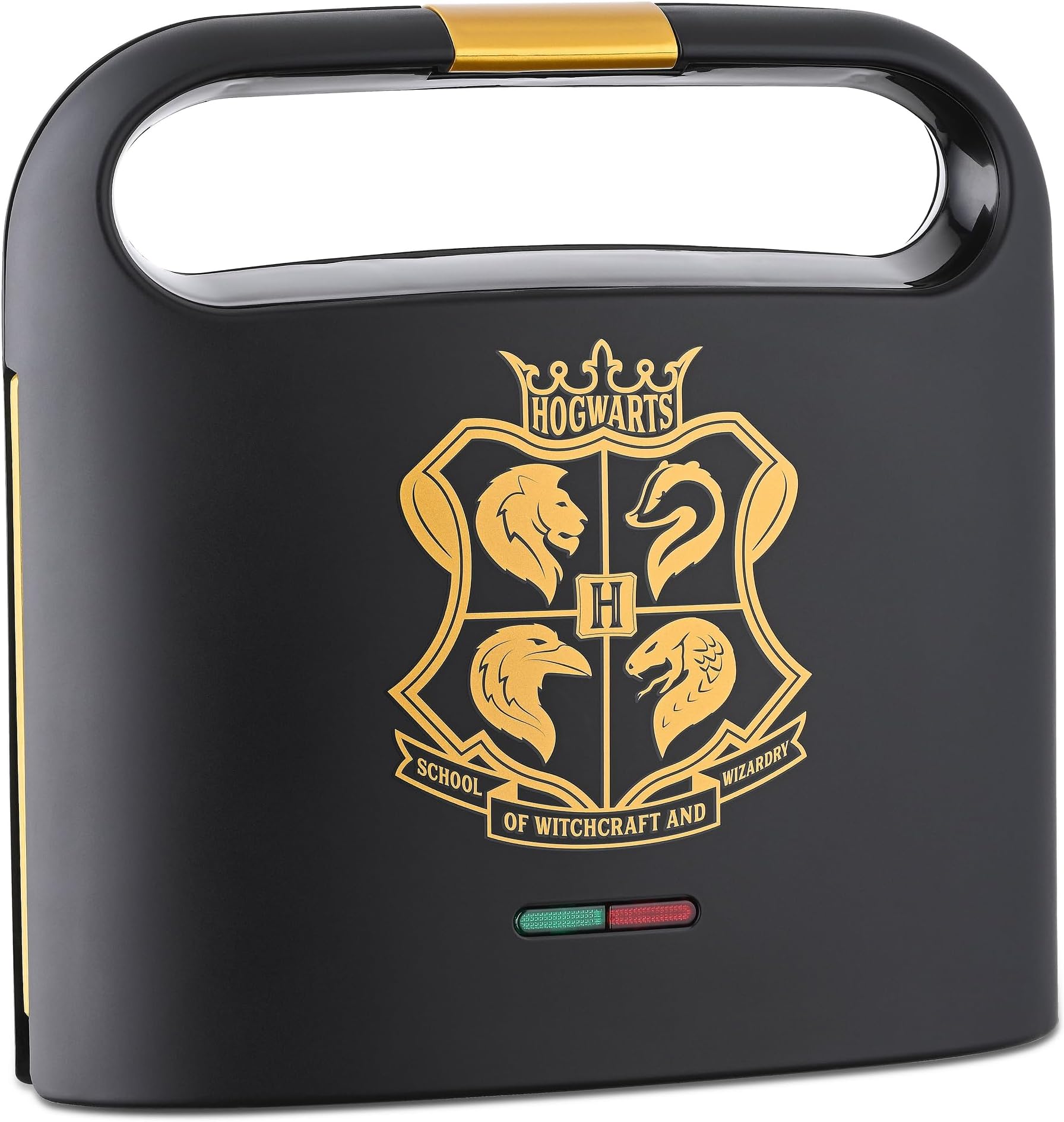 Warner Brothers Harry Potter Dual Sandwich Maker, Black and Gold, WBH-100SM