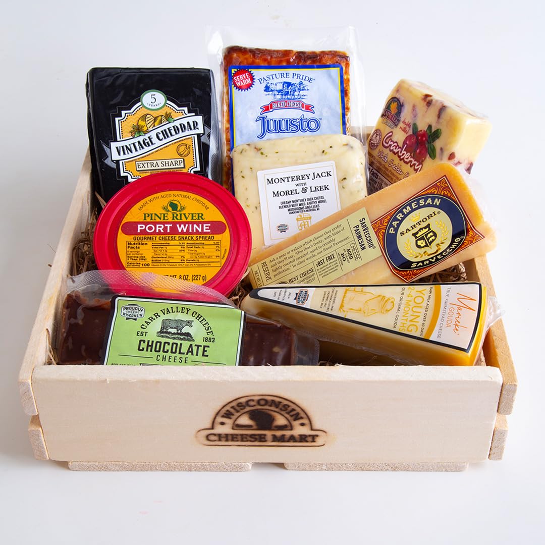 Best Sellers Cheese Collection | Premium Wisconsin Cheese Variety Pack | Perfect for Snacking, Gifting & Charcuterie Boards
