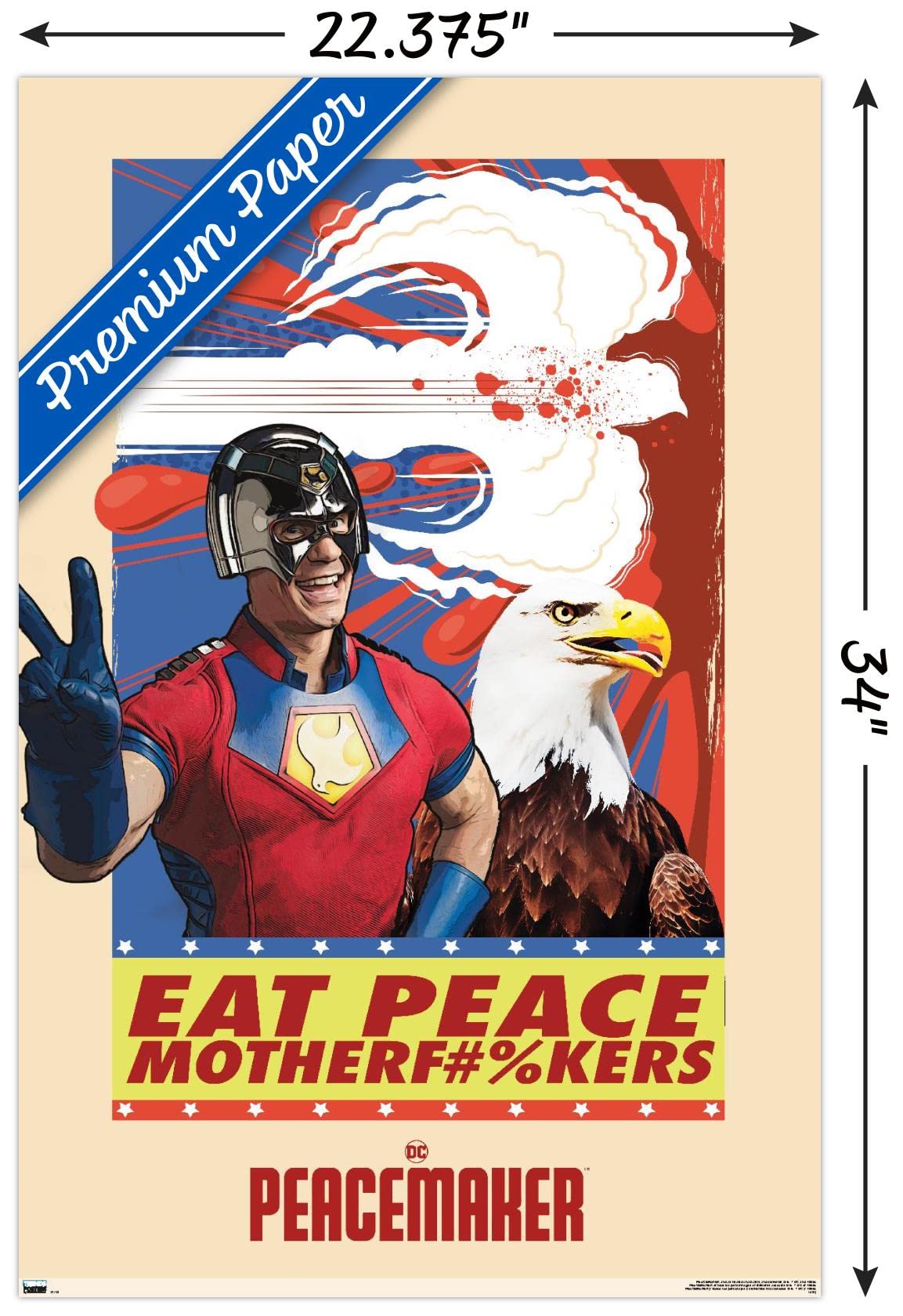 Amazon.co.jp: DC Comics TV Peacemaker - Eat Peace ウォール