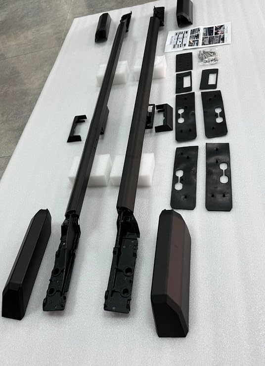 2Pcs Aluminum Roof Rail Rack Cargo Fits for Land Cruiser Prado J250 LC250 2024 2025