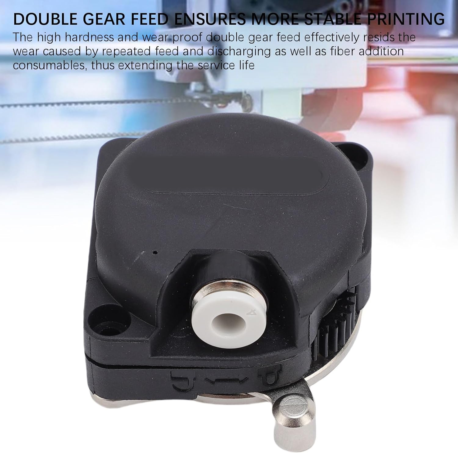 WALFRONT Dual Gear Extruder Replacement for K1 K1 Maximum K1C SE Ender V3 3 V3 Plus 3D Printer with Stepper Motor Kit Filament Feed for PLA TPU PETG ABS