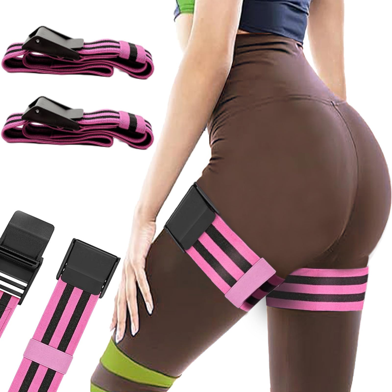 Booty Bands, Booty Bands for Working Out,Blood Flow Restriction Bands,Adjustable BFR Training Bands,Best Fabric Resistance Bands for Exercising Your