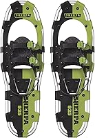 Yukon Charlie's Sherpa Snowshoes Kit for Beginners - Men Women All Terrain with Poles, Crampons & Easy Binding