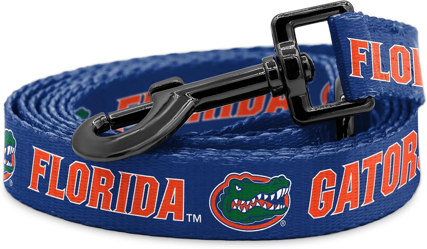 InstaPetShop Florida Gators Adjustable Collars and Leashes | Officially Licensed | Fits All Pets! (6 Ft Leash)
