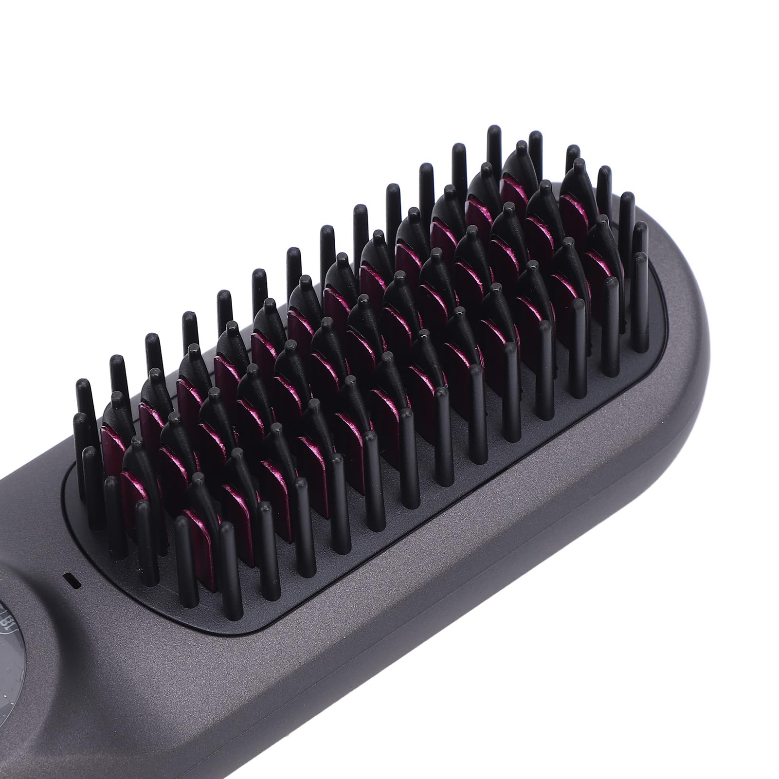 Pettine per Piastra per Capelli Senza Fili Ionico 3 Impostazioni di Riscaldamento Rivestimento in Ceramica Ricaricabile Tramite USB Spazzola per Lisciare i Capelli Antiscottatura