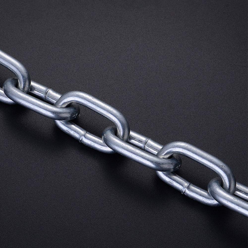 Lucchetto a catena di sicurezza per moto, moto, bici, lucchetto di sicurezza con nodo da 6 mm, 1,5 m