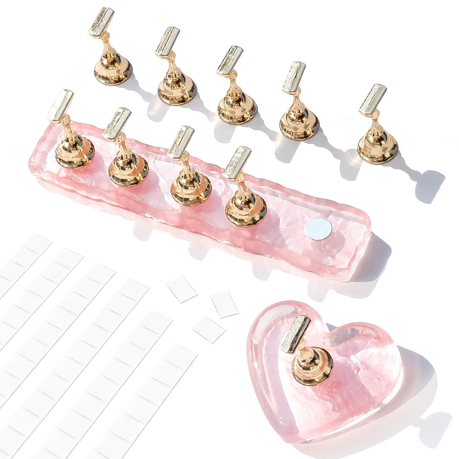 Soporte para uñas BQAN para pintar uñas acrílicas, herramientas de práctica