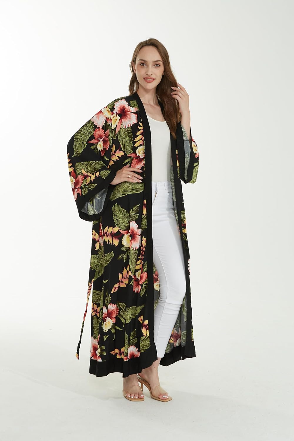 Matchable Family Hawaiian Luau Men Women Girl Boy Clothes in Black Rafelsia