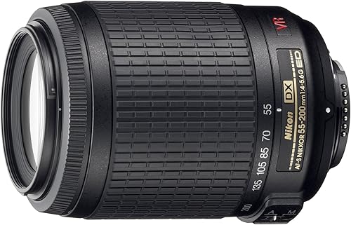 Nikon Lente de reducción de vibraciones F/DSLR ED-IF AF-S DX VR de 2.165-7.874 in f/4-5.6G (renovado)