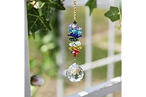 H&D Hyaline&Dora Crystal Wall Decor: Capture the Rainbow's Dance