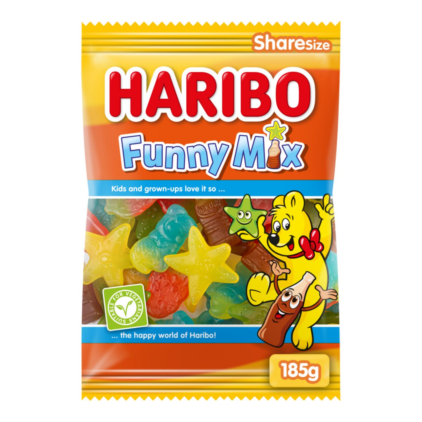 Haribo Funny Mix - 1 doos x 28 zakjes