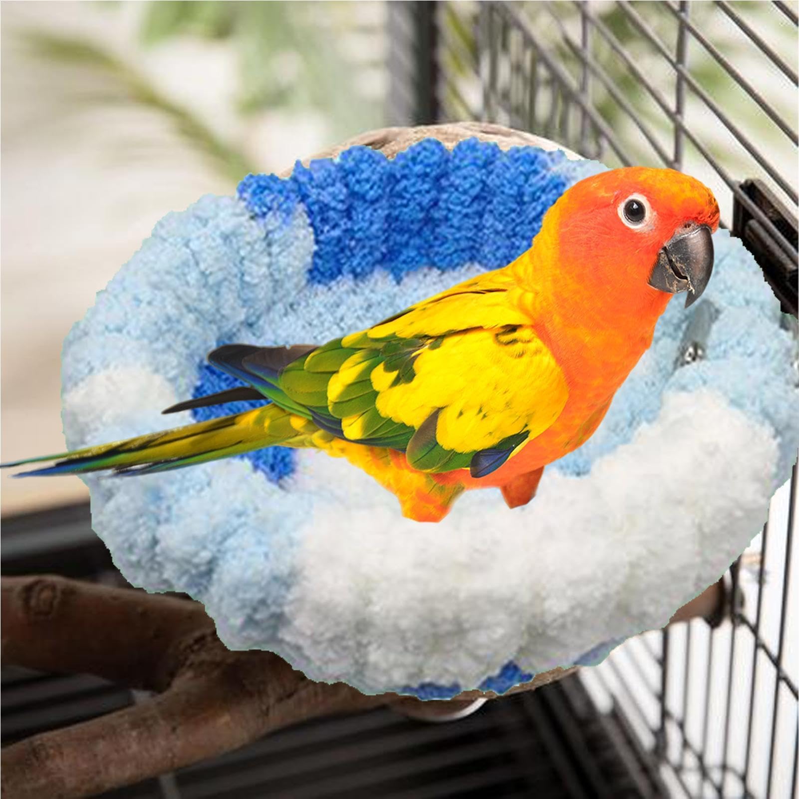 Lit pour perruches | Nid pour perruches, calopsittes, conures, inséparables, canaris, pinsons, canaris