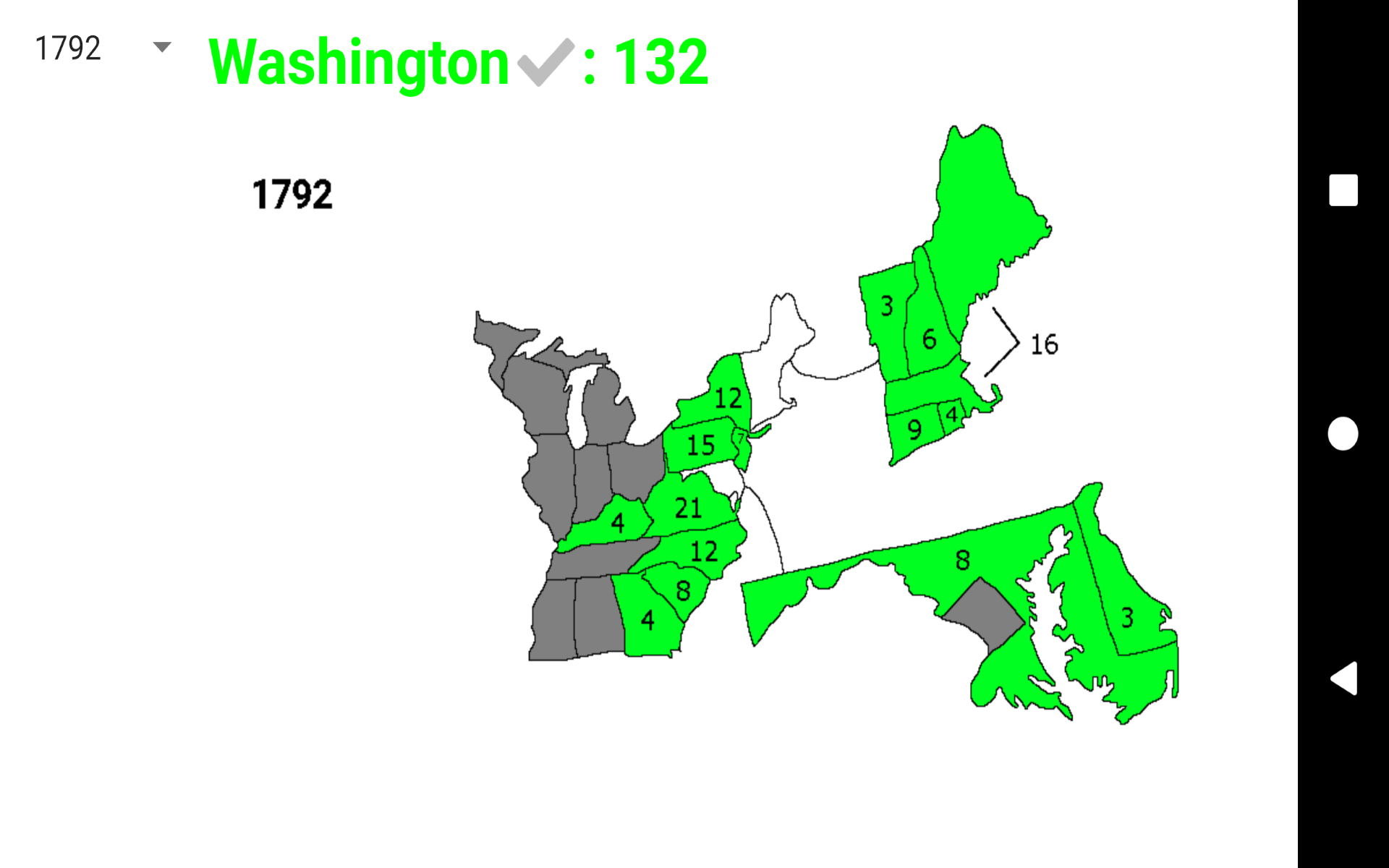 Electoral college calculator app on amazon appstore