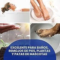 Vista 7 de Sales de Epsom con Magnesio para Remojo Dr Teal's, Sin Fragancia, 4 libras