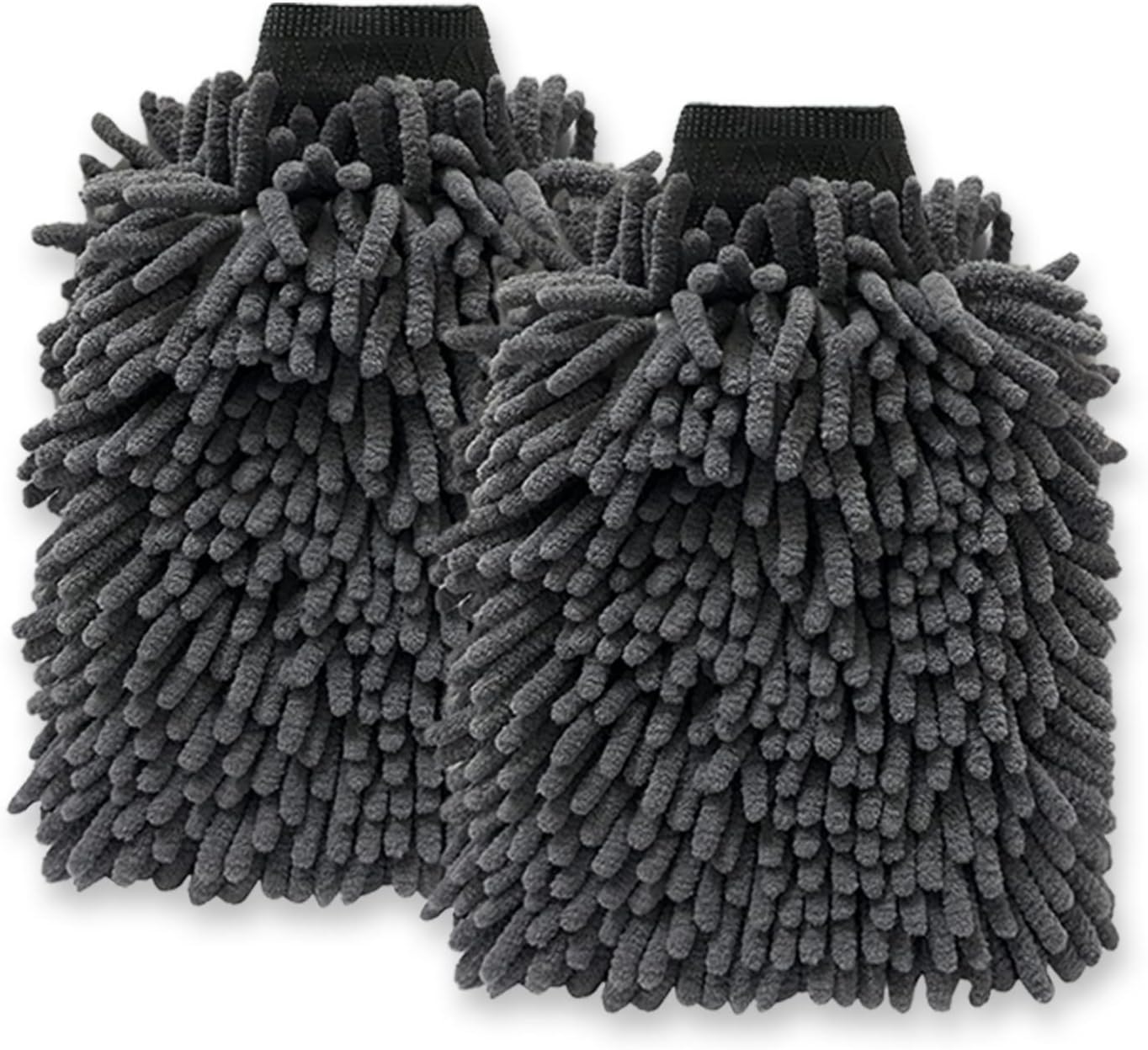 NOUJULOUN Car Wash Mitt, Chenille Car Washing Mitt