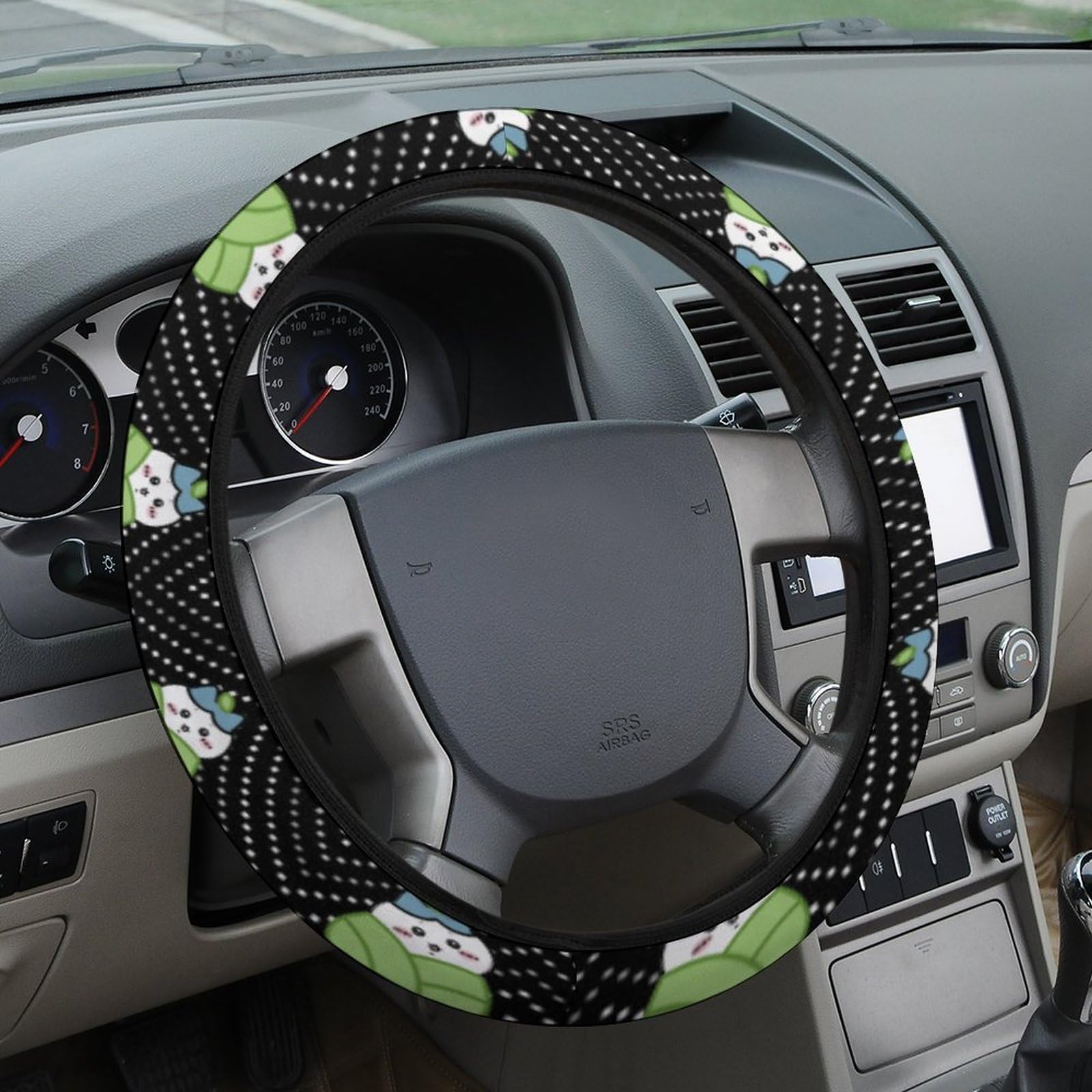 Amazon | ちいかわ (ハチワレ) ハンドルカバー 車用ステアリングカバー