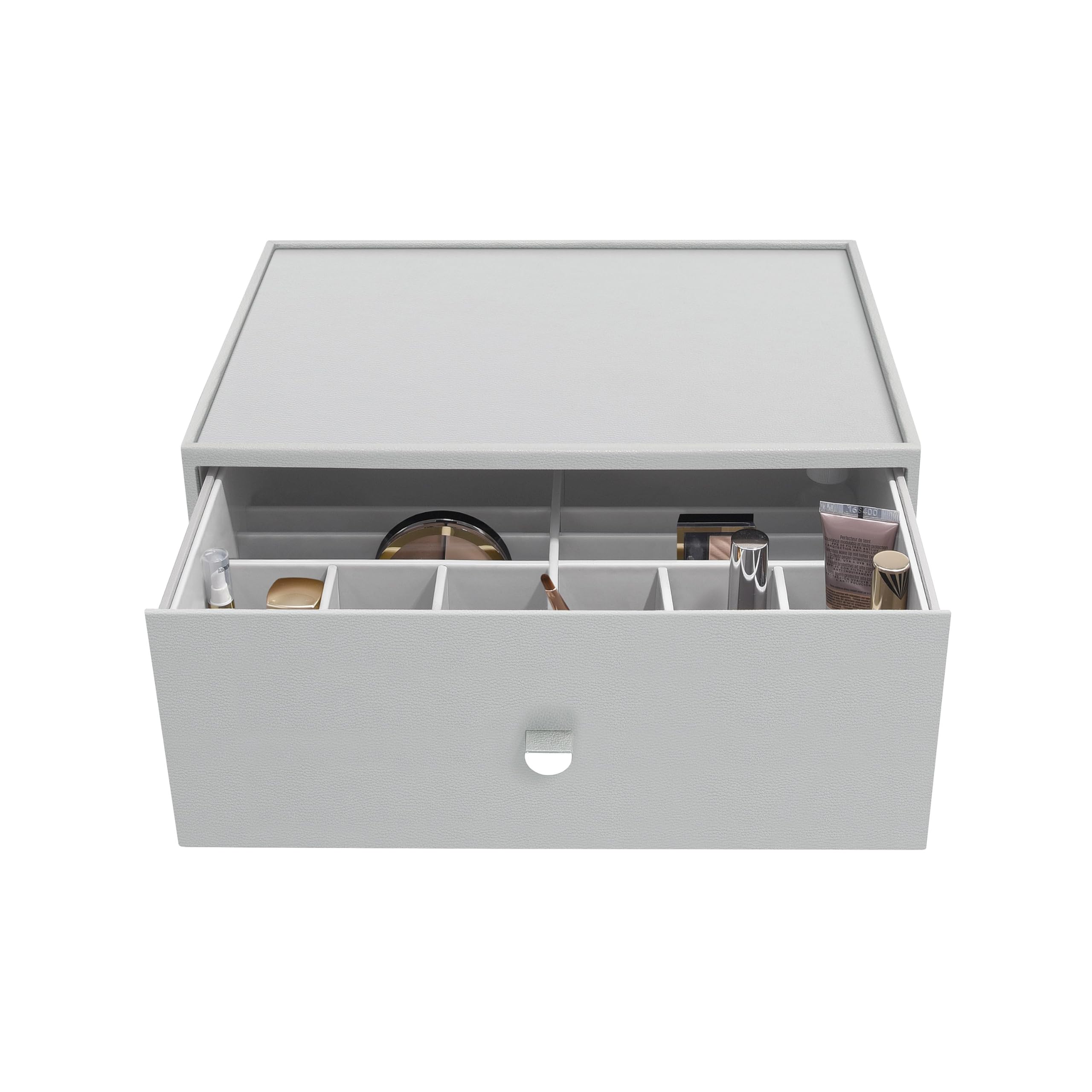 Stackers Pebble Grey Supersize Makeup Deep Drawer