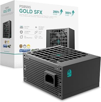 PS850G PC Power Supply Unit 850W Black ATX3.1 PCIe5.1 Full Modular R-PS850G-FE0B-JGJP PS1741