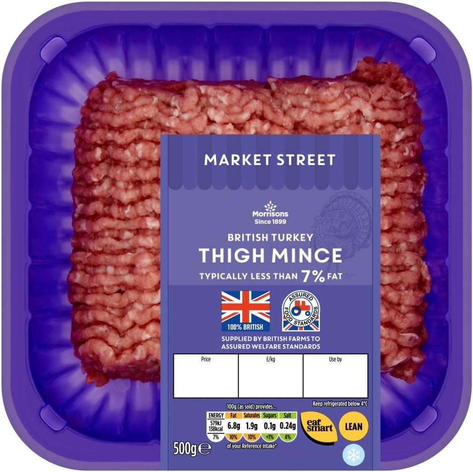 Morrisons The Butcher's On Market Street British Turkey Mince, 500g