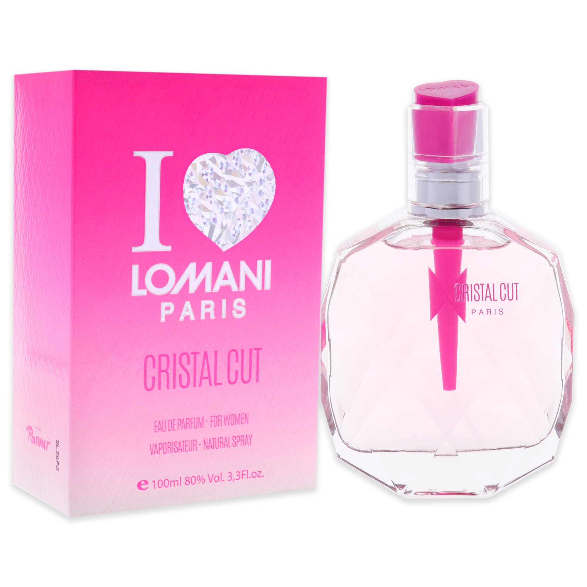 Amazon.com : Lomani I Love Lomani Cristal Cut Women EDP Spray 3.4