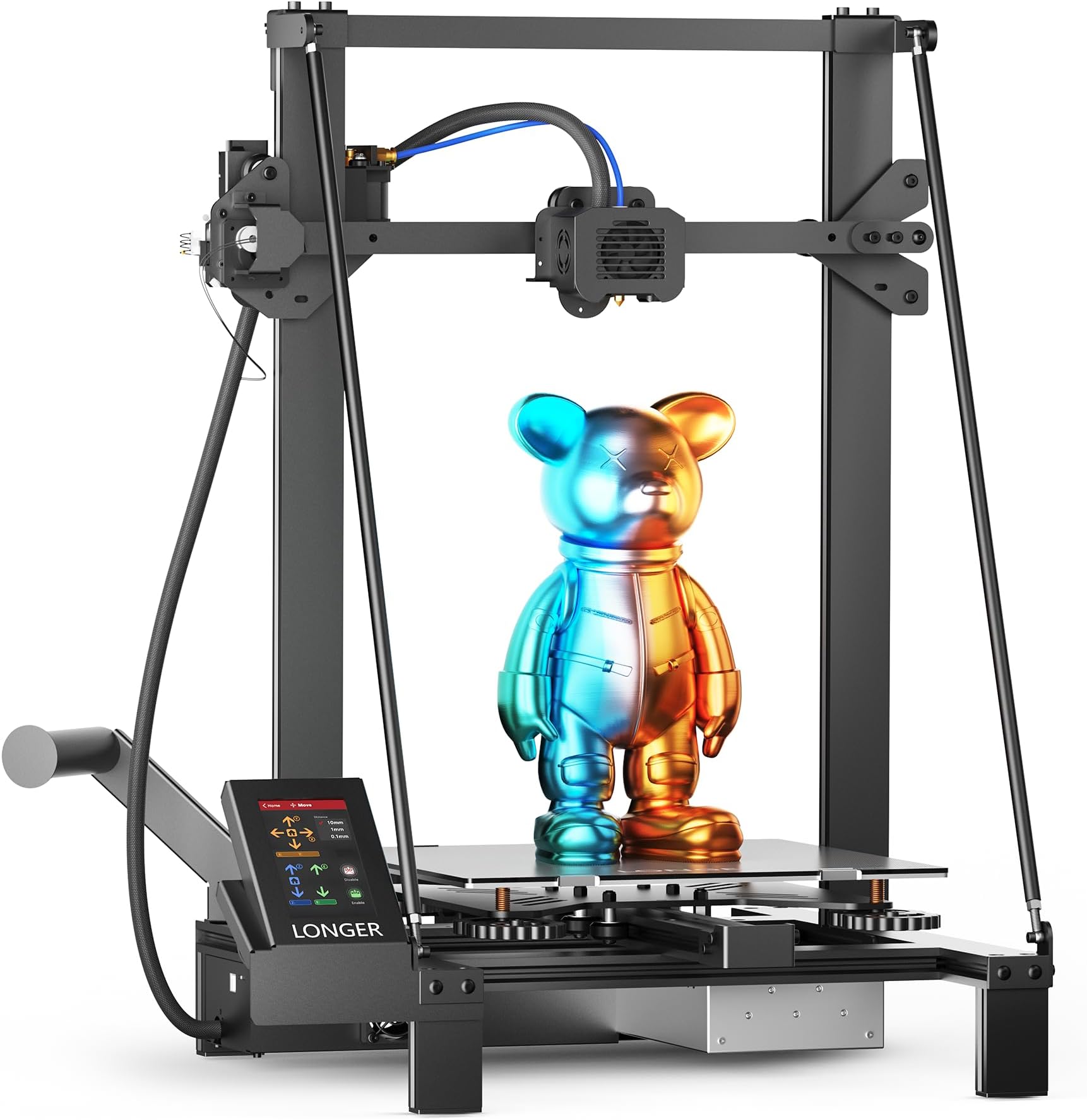 LK5 Pro 3 3D Printer 11.8x11.8x15.7in Large Printing Size FDM 3D Printer Fully Open Source Motherboard Upgrade TMC 2209 with Resume Printing 3D Printers 95% Pre-Assembled Ideal for Beginners
