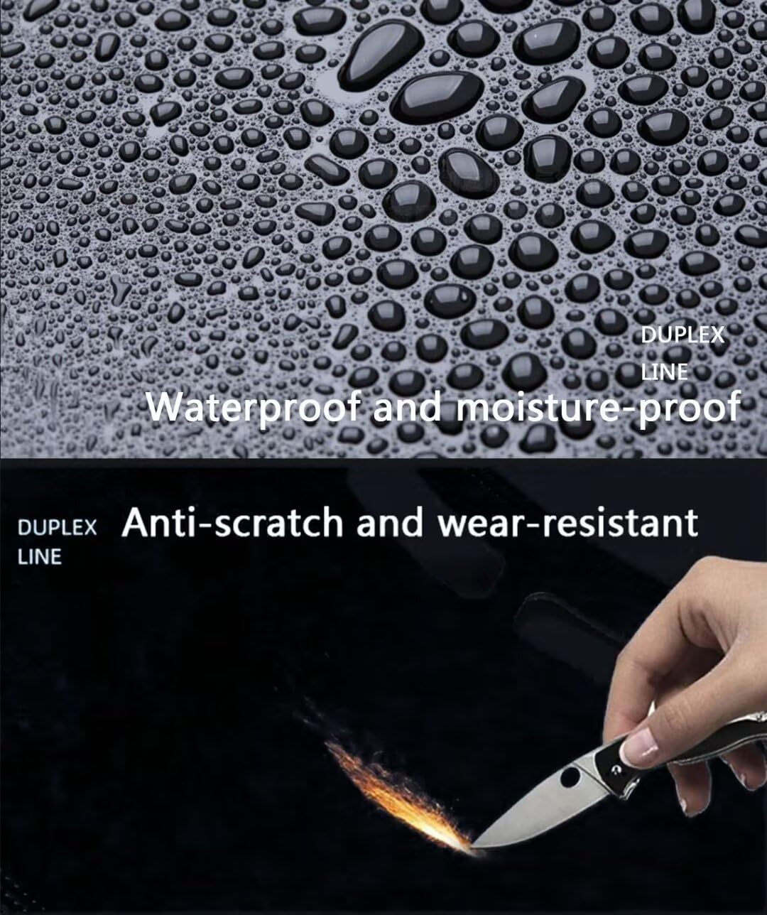générique Cuir de Haute qualité Protection Tableau de Bord Compatible avec LR Freelander 2，Tableau de Bord-Protection Solaire
