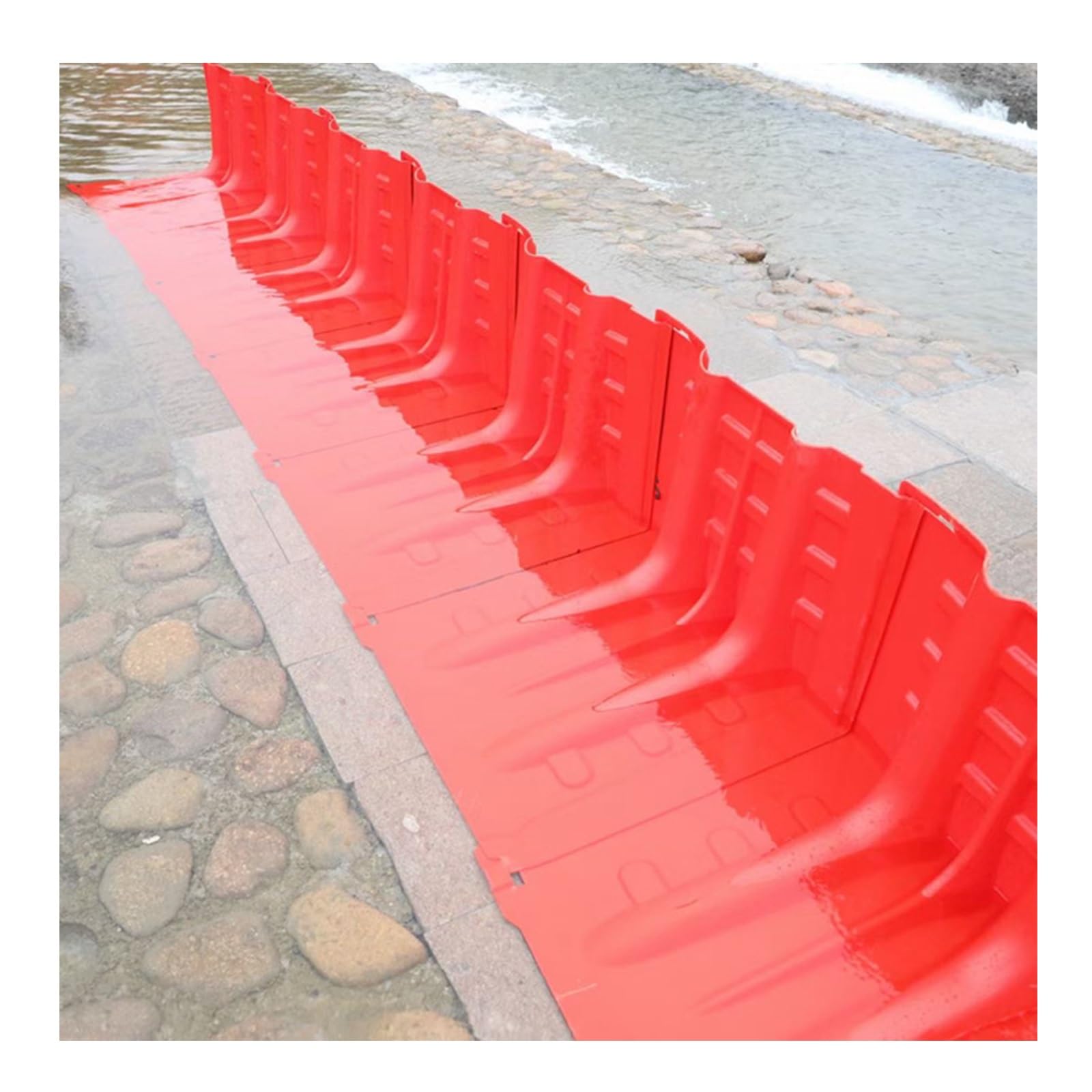 Barrera de agua extraíble y caja de control de inundaciones para garajes y subterráneos