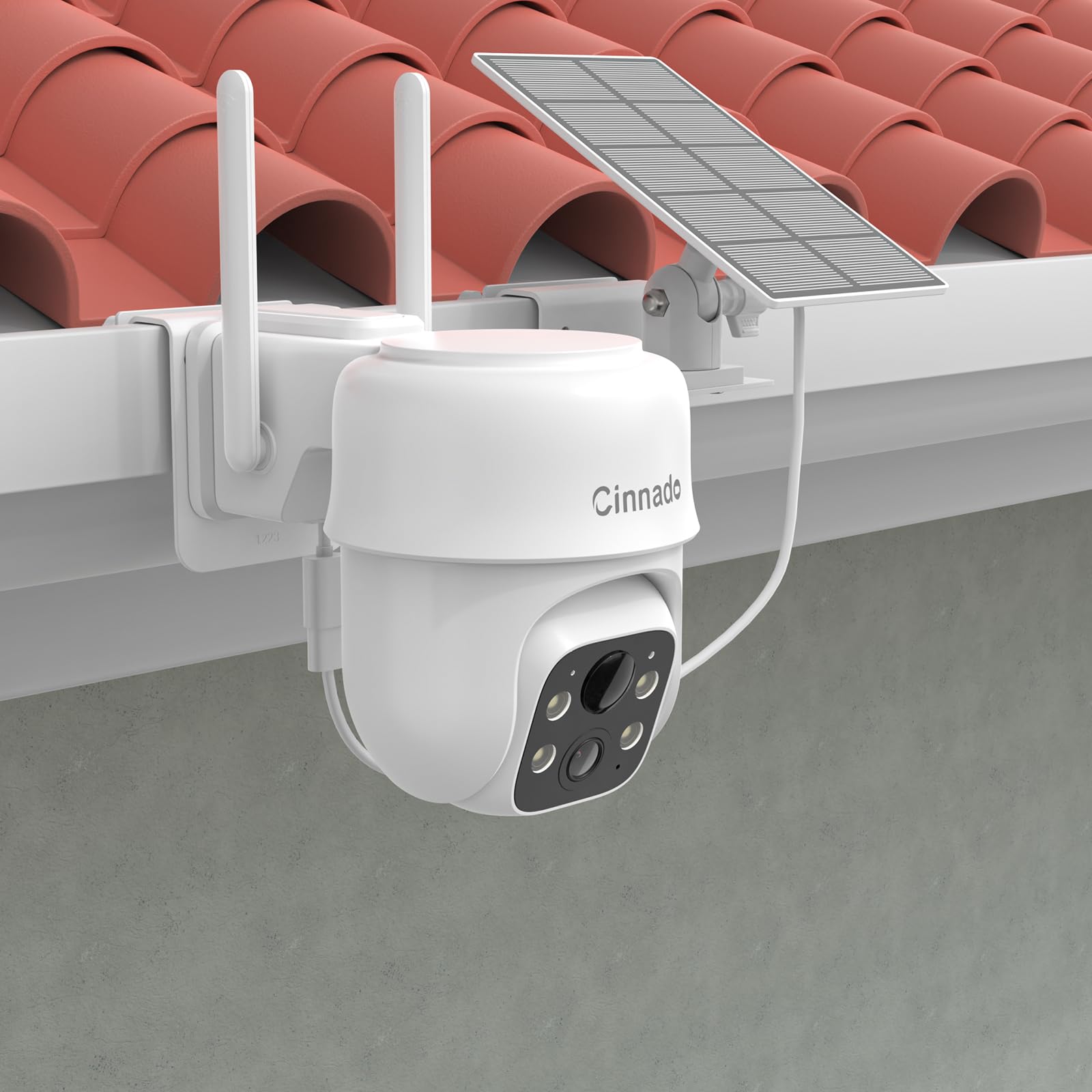 TIUIHU Gutter Mount for Cinnado Solar Security Camera Outdoor Wireless 2K CCTV Camera (Cinnado B6) - Image 2