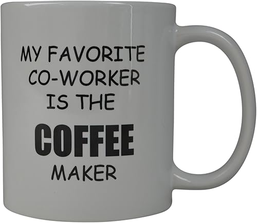 Miniatura 2 de Rogue River Tactical Taza de café divertida con texto en inglés "My Favorite Coworker is the Maker", gran idea de regalo para oficina, fiesta,