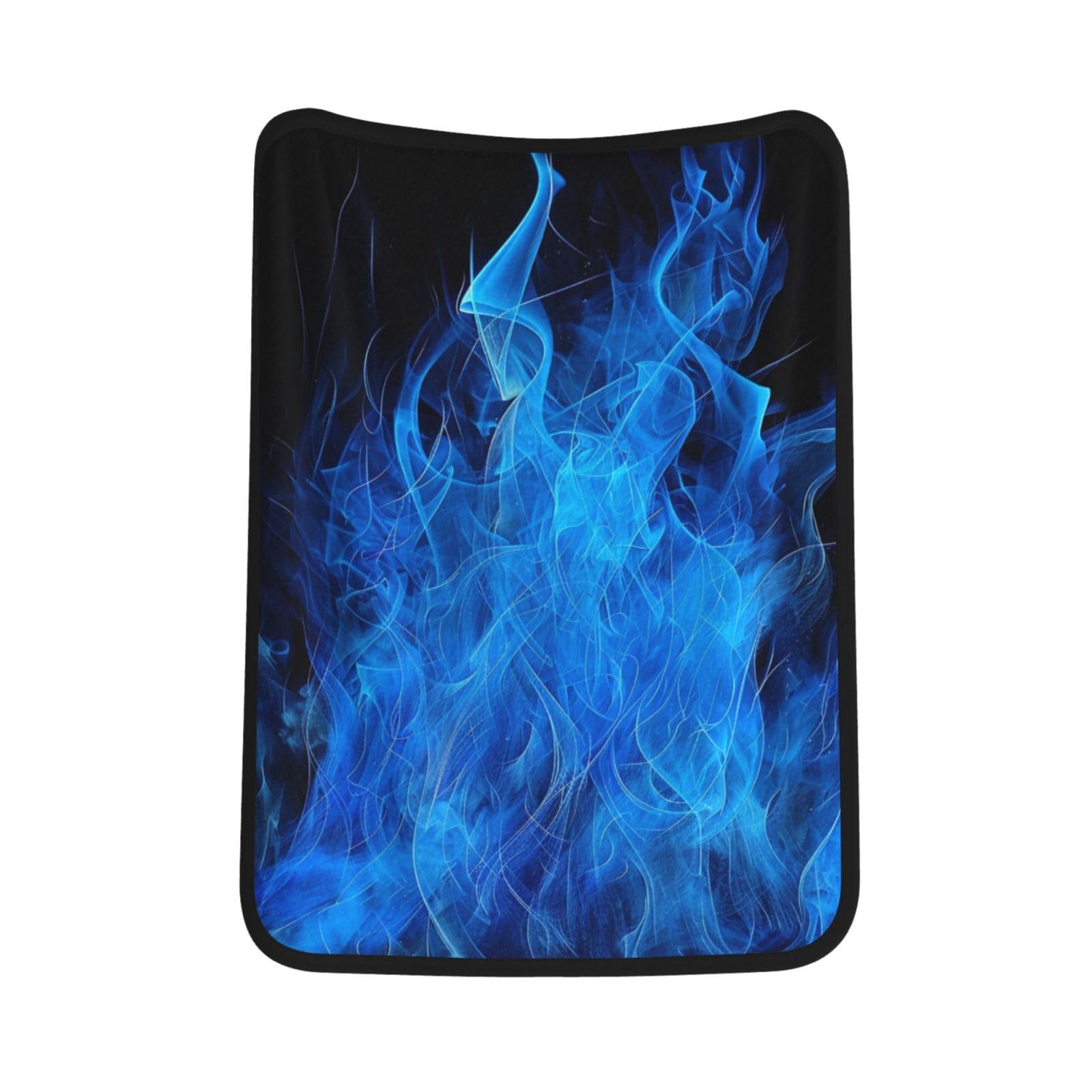 Couverture en flanelle flamme bleue pour vos moments de détente au bureau et salon