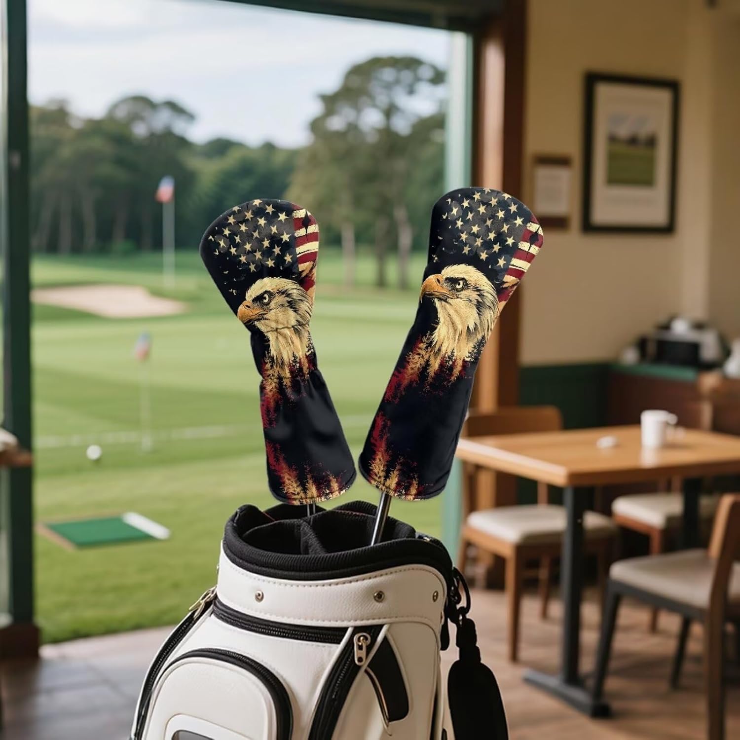 Rnyleeg Golf Club Covers Funny Golf Head Cover Driver Headcover for Boys Men Fairway Wood Head Covers Hybird Headcovers