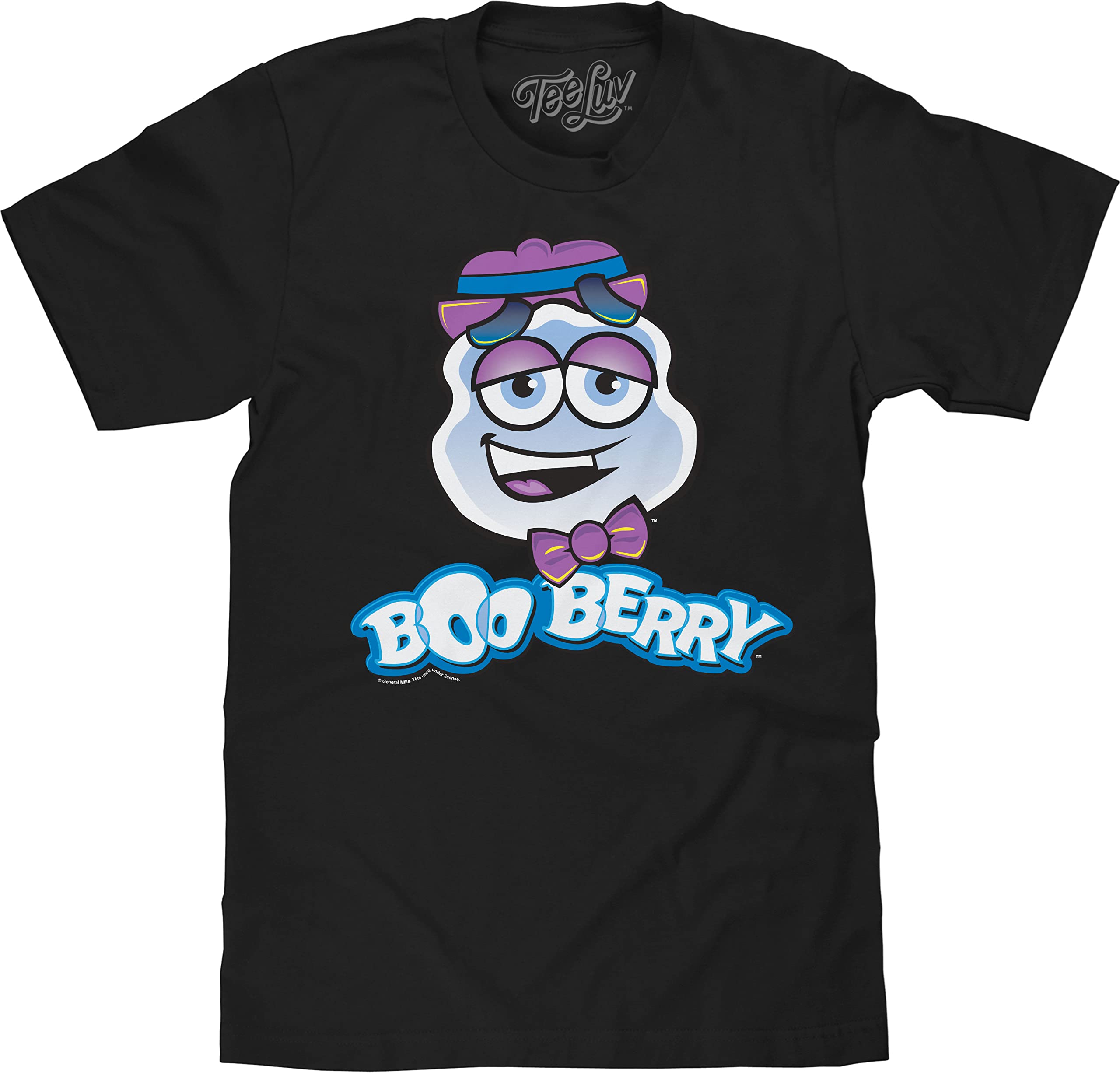 Tee LuvMen's Boo Berry Shirt - Retro Monster Cereal Ghost T-Shirt