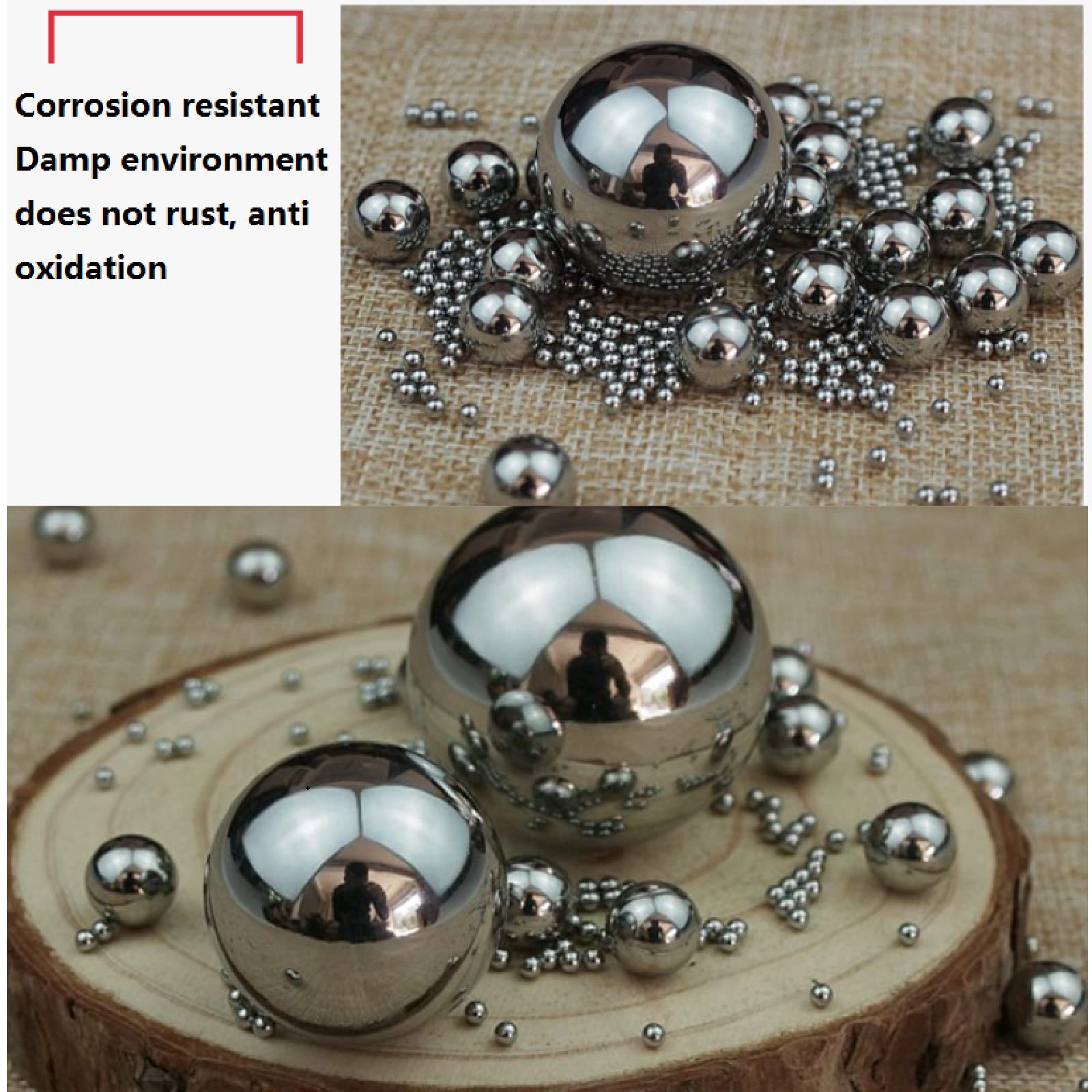 Bille en acier au tungstène YG6, bille en carbure de tungstène cimenté, diamètre: bille en acier au tungstène au carbure cimenté de précision de 8,0 mm,8,0 mm [11 pièces]