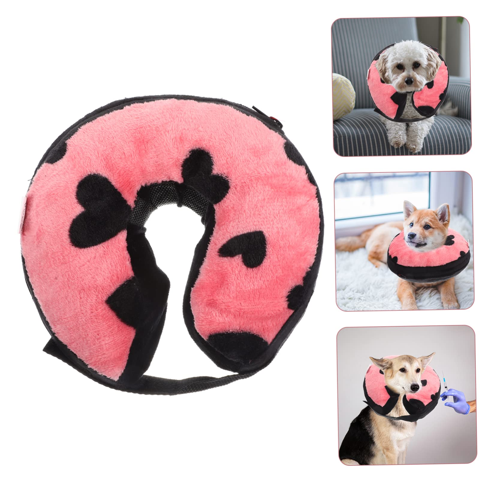 FOMIYES 4piezas Collar De Inflable para Gatos y Collar Protector para y De Usar para Lesiones y Cirugías Previene Arañazos y Molestias