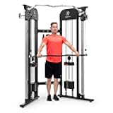 Marcy Strength Training Multi-Functional Trainer with 200 lb Weight Stacks, 2:1 Ratio Cable Pulley Station Home Gym System MFT-942