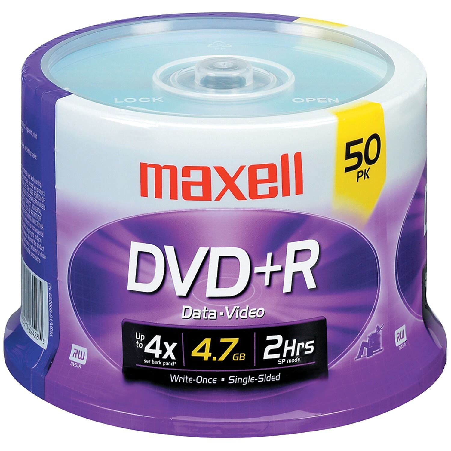 Amazon.com: Maxell 639013 DVD+R Discs, 4.7GB, 16x, Spindle, Silver